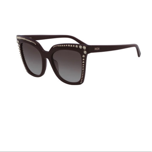 MCM Accessories - MCM Cat Eye Studded Black Sunglasses
